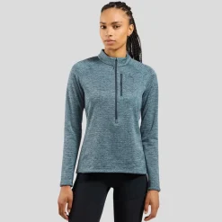 DAMES Odlo Truien|Mid layer 1/2 zip tencia 542551
