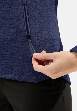 DAMES Odlo Truien|Mid layer full zip tencia 542561