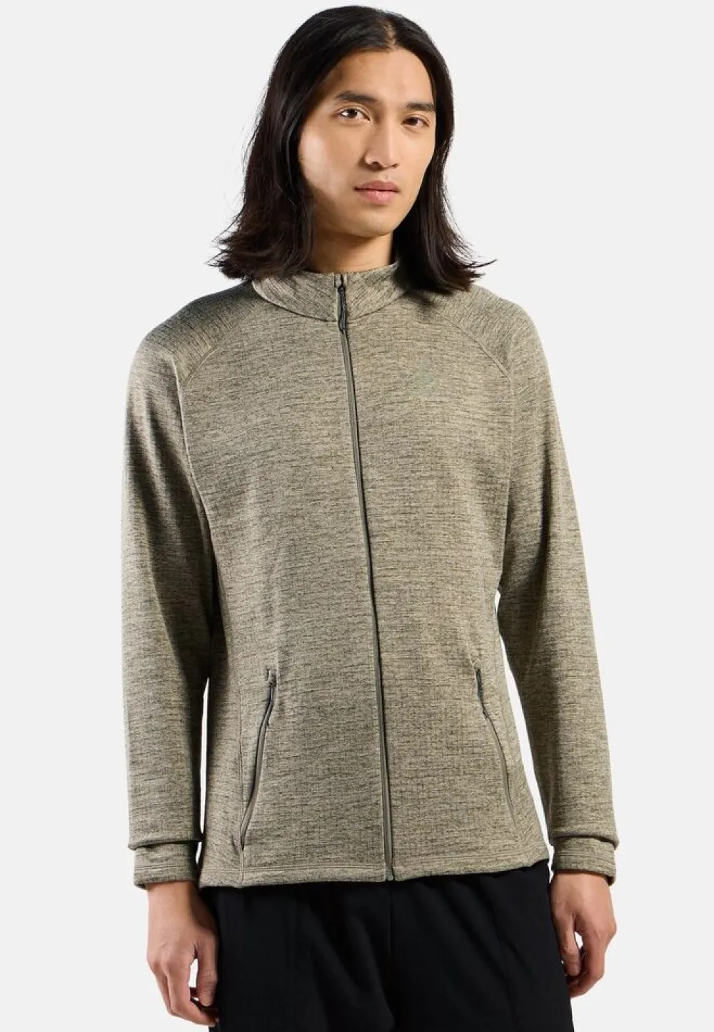Heren Odlo Vesten|Mid layer full zip tencia 542562