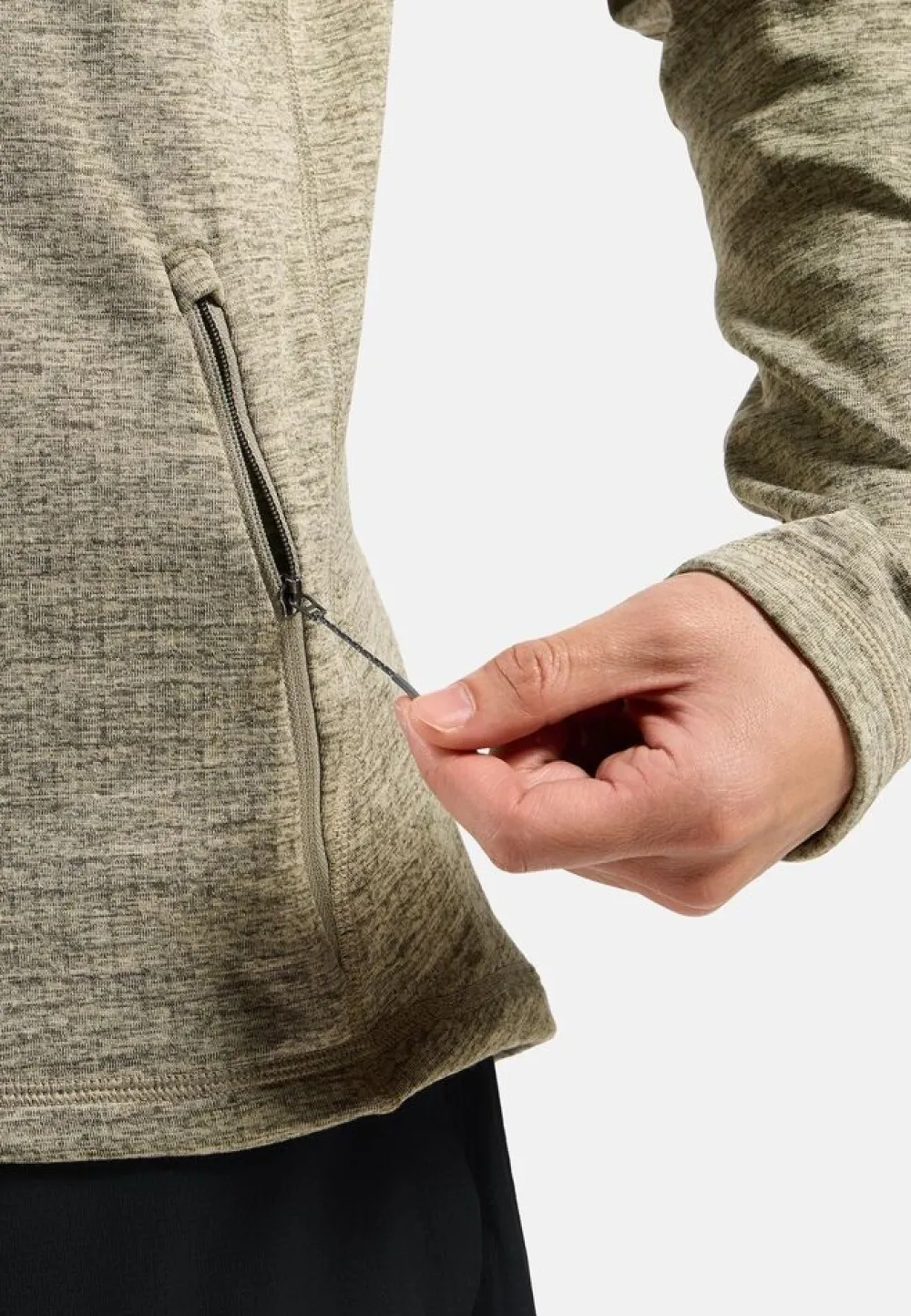 Heren Odlo Vesten|Mid layer full zip tencia 542562