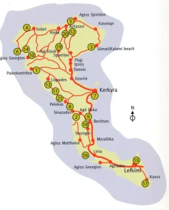 One Day Walks Publishing Balkan, Griekenland & Cyprus|Wandelen op Corfu