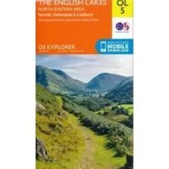 Ordnance Survey Groot-Brittanië & Ierland|OS Explorer 5 English Lakes North Eastern