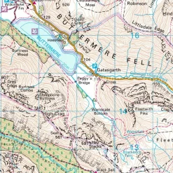 Ordnance Survey Groot-Brittanië & Ierland|Wandelkaart 025 Glen Carron & Glen Affric