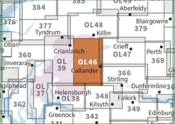 Ordnance Survey Groot-Brittanië & Ierland|Wandelkaart OL46 Explorer The Trossachs