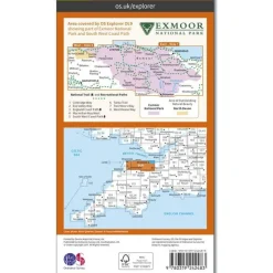 Ordnance Survey Groot-Brittanië & Ierland|Wandelkaart OL9 Explorer Exmoor