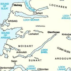 Ordnance Survey Groot-Brittanië & Ierland|Wandelkaart 040 Mallaig & Glenfinnan