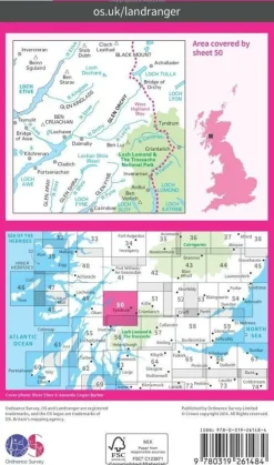 Ordnance Survey Groot-Brittanië & Ierland|Wandelkaart 050 Glen Orchy & Loch Etive