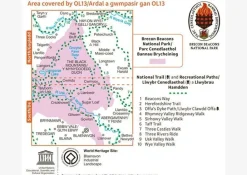 Ordnance Survey Groot-Brittanië & Ierland|Wandelkaart OL13 Explorer Brecon Beacons
