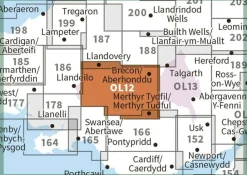Ordnance Survey Groot-Brittanië & Ierland|Wandelkaart OL12 Explorer Brecon Beacons