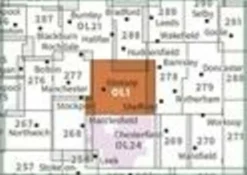 Ordnance Survey Groot-Brittanië & Ierland|Wandelkaart Peak District Dark Peak area 1:25.000