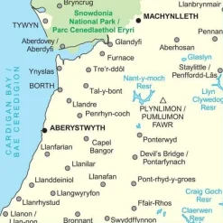 Ordnance Survey Groot-Brittanië & Ierland|Wandelkaart 135 Aberystwyth - Machynlleth