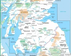 Ordnance Survey Groot-Brittanië & Ierland|Wegenkaart 3 Schotland Zuid