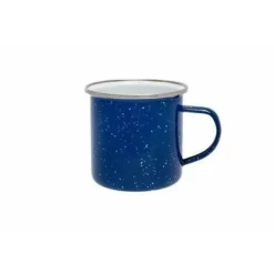 origin outdoors Campingservies|Enamel cup 530 ml blue
