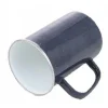 origin outdoors Campingservies|Enamel cup 550 ml grey long