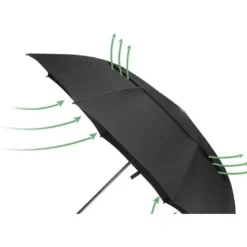 origin outdoors Regenbescherming|Paraplu Wind-Trek L zwart