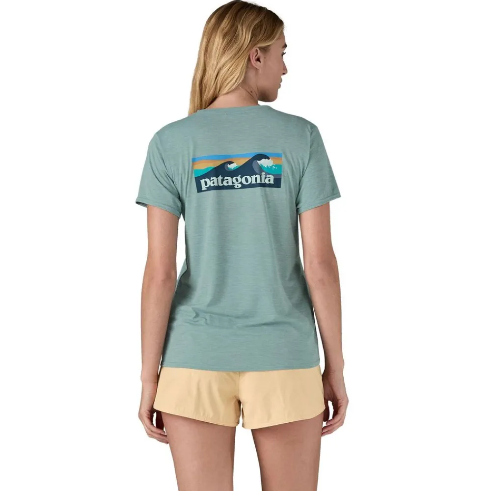 DAMES Patagonia Shirts Dames|W's Cap cool daily graphic shirt- waters