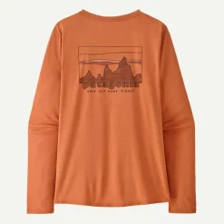 DAMES Patagonia Shirts Dames|W's l/s capilene cool daily graphic shirt