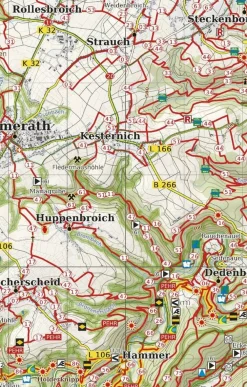 Phonemaps Duitsland|Wandel-fietskaart 126 Eifel - Hohes Venn