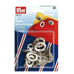 Prym Reparatiemateriaal|Tourniquets - set van vier draaisluitingen