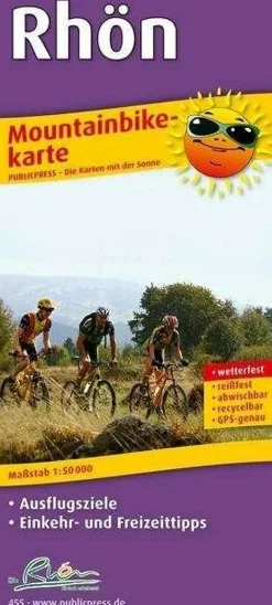 Publicpress Fietsgidsen|Mountainbikekarte Rhon