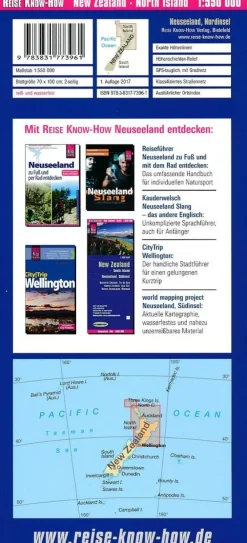 Reise know how Nieuw-Zeeland|Wegenkaart New Zealand North Island 1:550.000