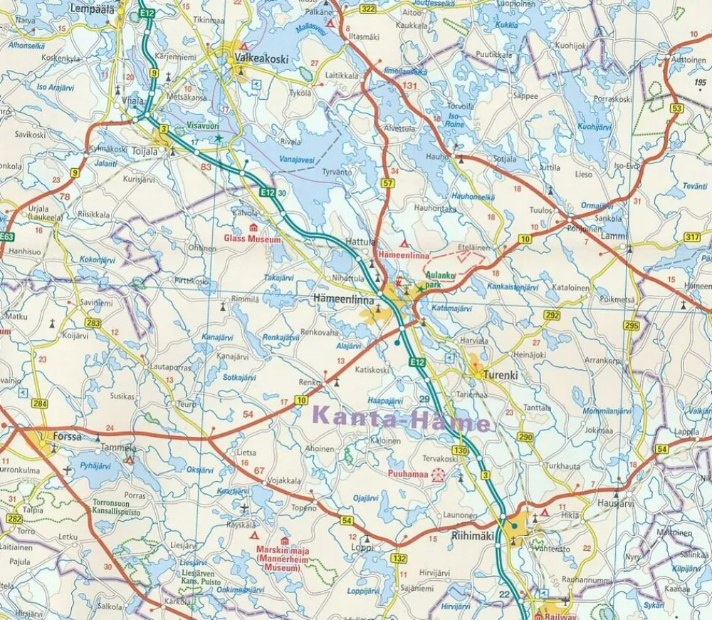 Reise know how Scandinavië & Ijsland|Wegenkaart Finland Zuid 1:500.000