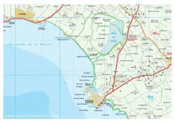 Reise know how Spanje & Portugal|Wegenkaart Mallorca Süd