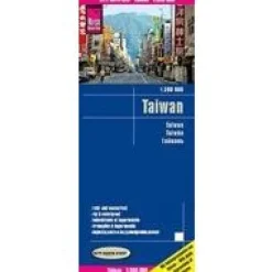 Reise know how China & Mongolië|Wegenkaart Taiwan