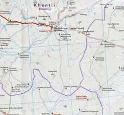 Reise know how China & Mongolië|Wegenkaart Mongolië