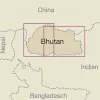 Reise know how Nepal, Bhutan & Tibet|Wegenkaart Bhutan