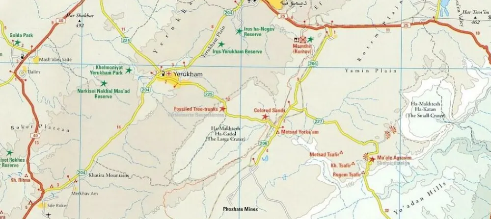 Reise know how Midden-Oosten|Wegenkaart Israël - Palestina