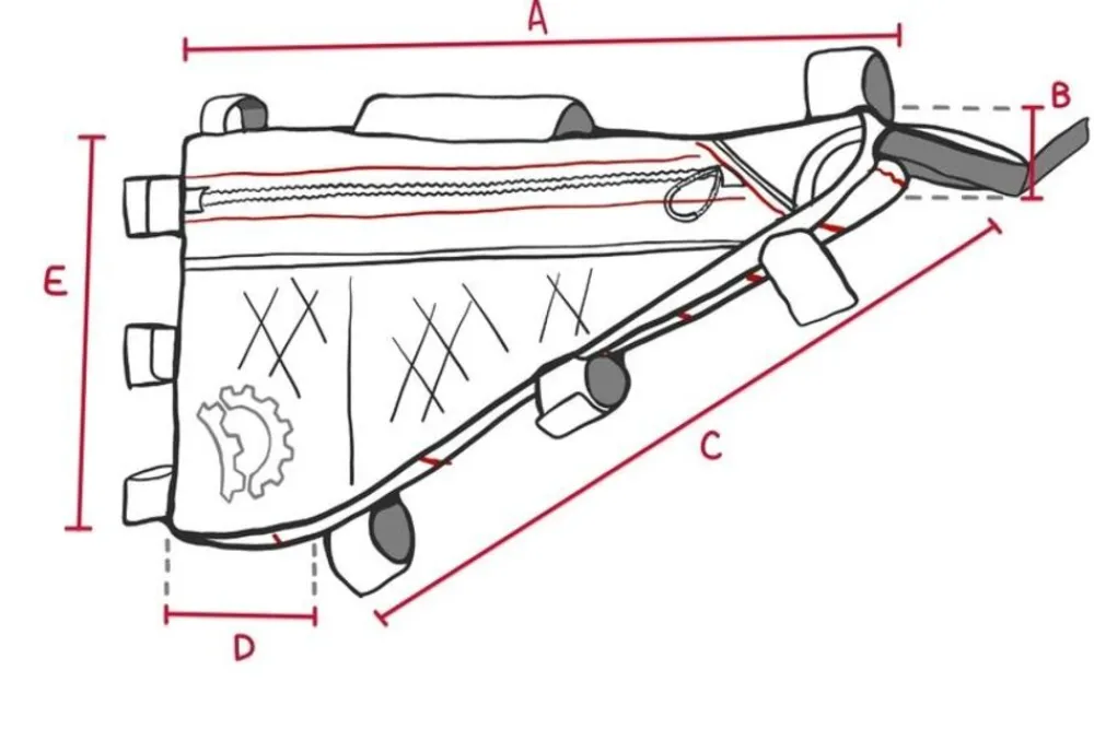Revelate Designs Fietstassen|Fietstassen|Ranger Ecopac Frame Bag