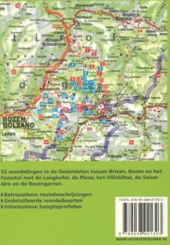 Rother Nederlandstalig Italië & Malta|Wandelgids Dolomieten 1