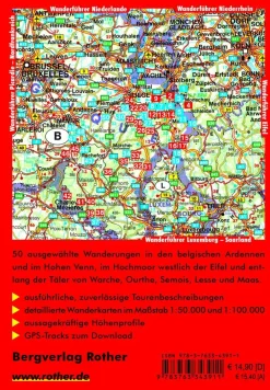 Rother Benelux|Wandelgids Ardennen Hohes Venn (Duits)