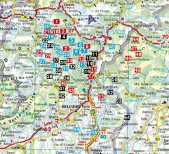 Rother Italië & Malta|Wandelgids Dolomiten 7: Sudostliche Dolomiten