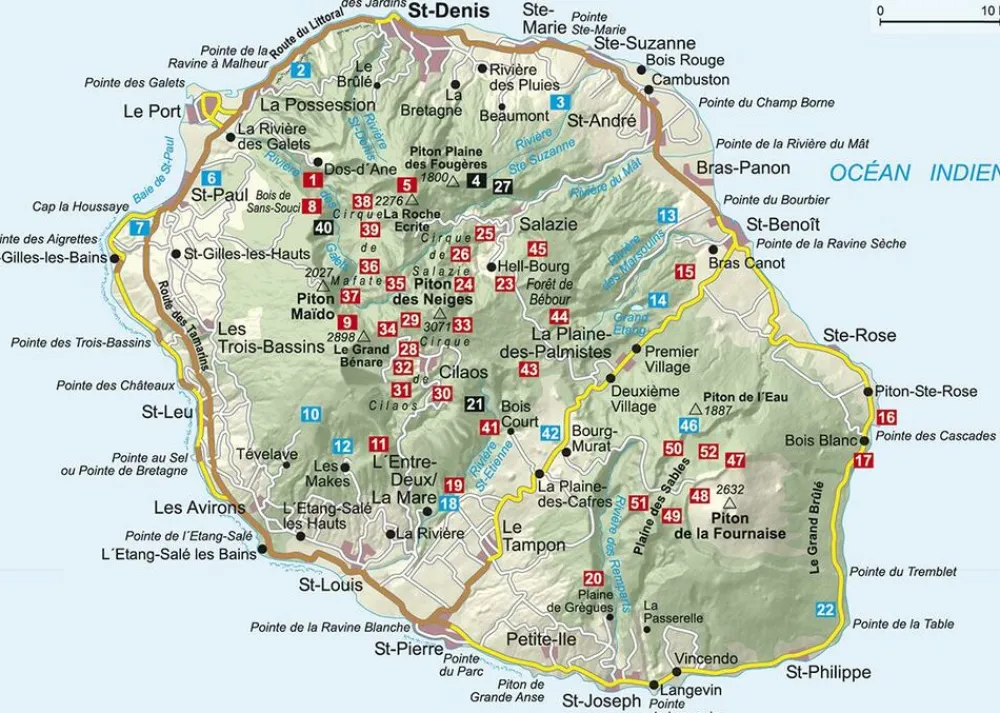 Rother Afrika|Wandelgids La Reunion