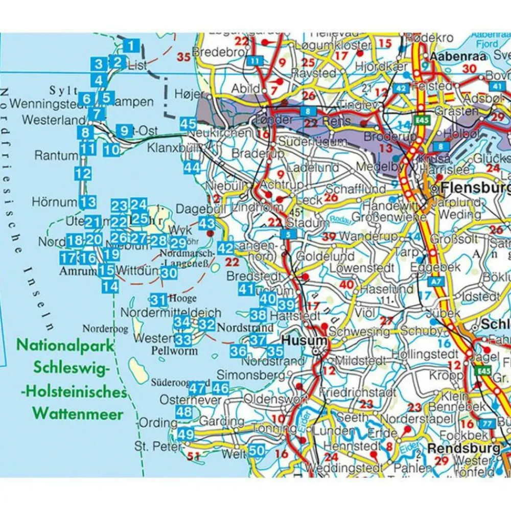 Rother Duitsland|Wandelgids Sylt - Amrum - Föhr