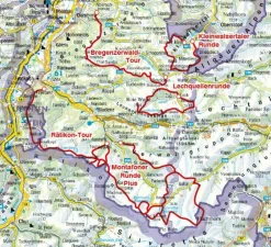 Rother Oostenrijk|Wandelgids Trekking in Vorarlberg - 5 huttentochten