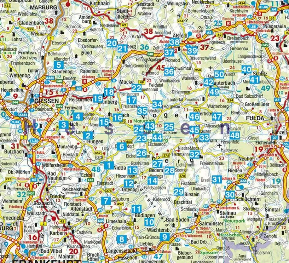 Rother Duitsland|Wandelgids Vogelsberg Wetterau