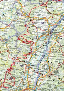 Rother Wandelen Over De Gr5|Wandelen Naar Santiago|Wandelgids Vogesen-Durchquerung GR5 GR53 GR531