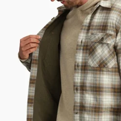 Heren Royal Robbins Vesten|Overhemden|Snowcap lined flannel l/s