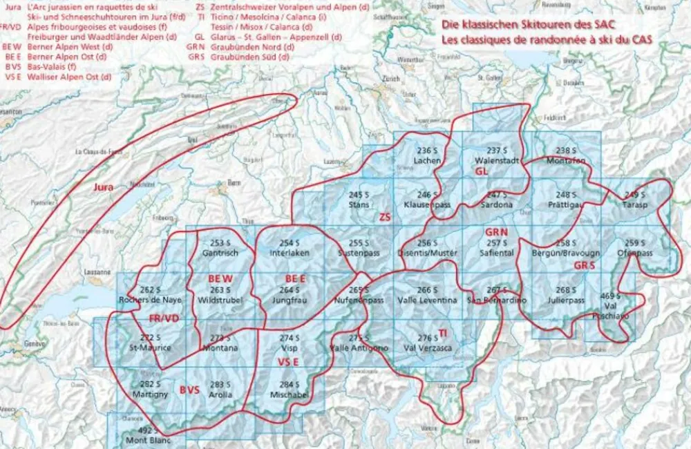 SAC Zwitserland|Skitourenführer Walliser Alpen Ost