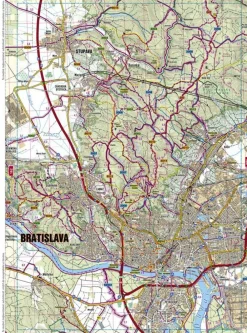 Shocart Maps Oost-Europa|Fietsatlas Slowakije - Cyckloatlas Slovensko