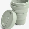 Stojo Campingservies|Junior Cup met rietje 250 ML sage