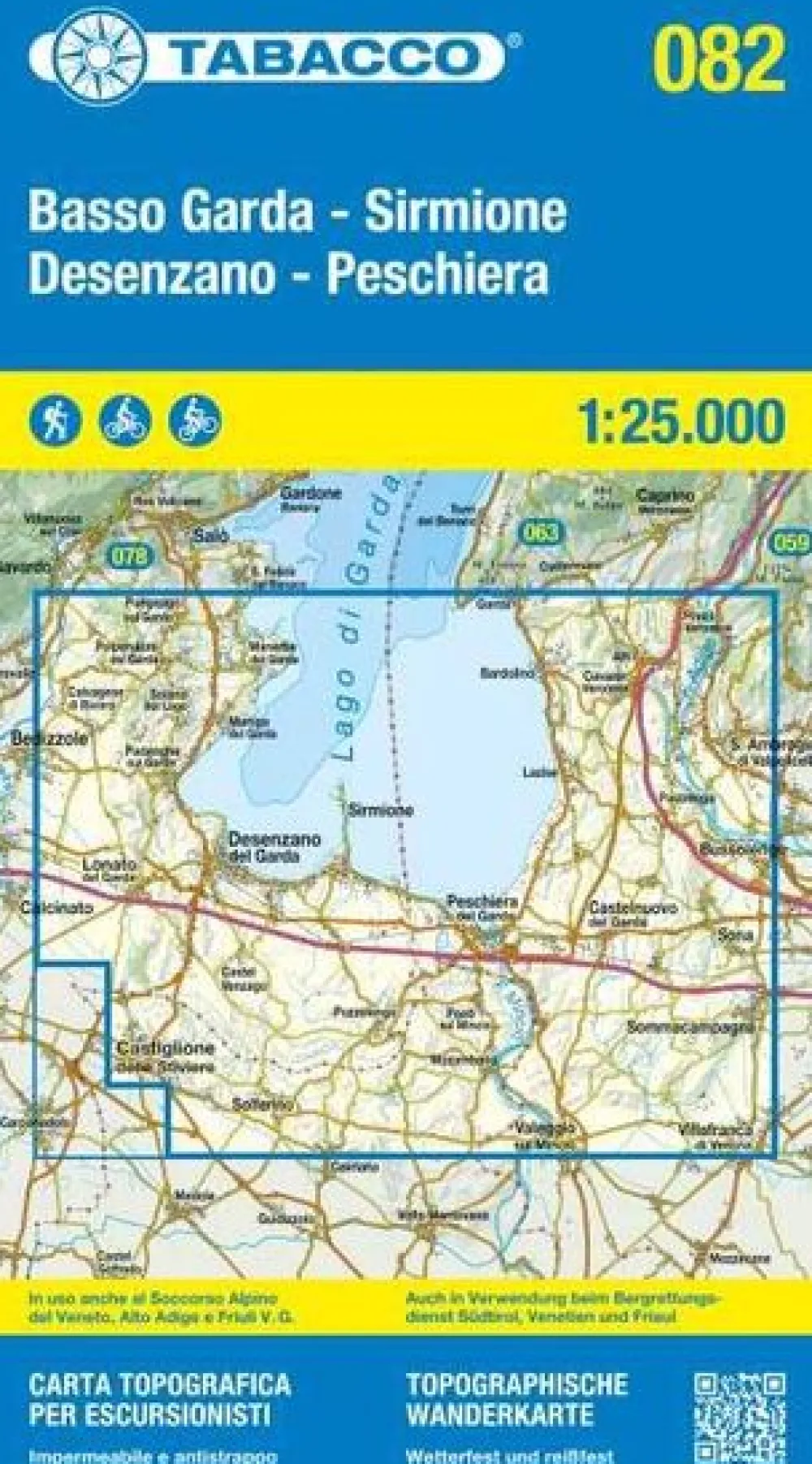 Tabacco Italië & Malta|Basso Garda/Simione/Desenzano