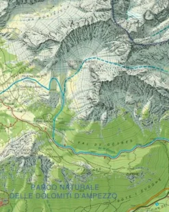 Tabacco Italië & Malta|Topografische wandelkaart 062 Altopiano di Pine