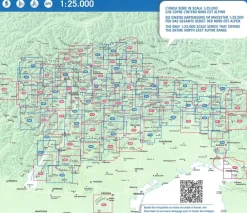 Tabacco Italië & Malta|Topografische wandelkaart 066 Tolmin Bohinsjke Gore