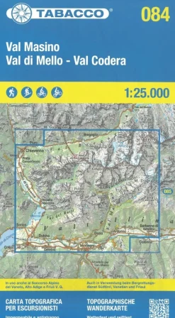 Tabacco Italië & Malta|Val Masino/Val di Mello/Val Codera