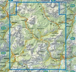 Tabacco Italië & Malta|Wandelkaart Dolomiti di Zoldo 025