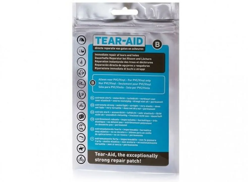 Tear-Aid Reparatiemateriaal|Reparatiemiddel Type B transparant voor PVC en Vinyl